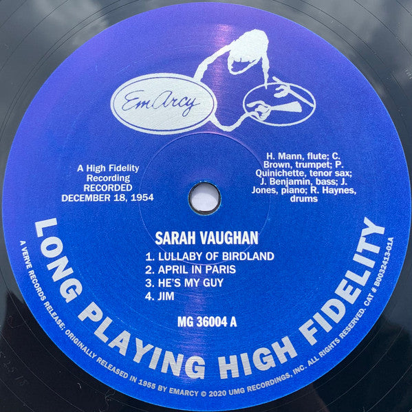 Sarah Vaughan – Sarah Vaughan LP vinyl record, image 5 of 10