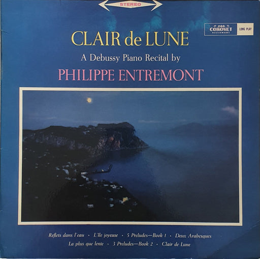 Claude Debussy, Philippe Entremont – Clair De Lune (A Debussy Piano Recital) LP vinyl record, image 1 of 4