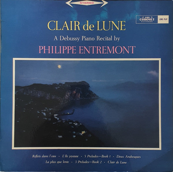 Claude Debussy, Philippe Entremont – Clair De Lune (A Debussy Piano Recital) LP vinyl record, image 1 of 4