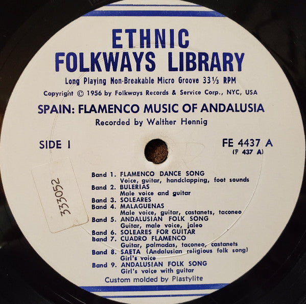 Unknown Artist – Flamenco LP vinyl record, image 3 of 4