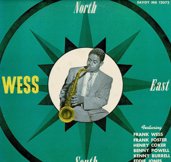Frank Wess, Frank Foster, Henry Coker, Benny Powell, Kenny Burrell, Eddie Jones, Kenny Clarke – North, South, East.....Wess LP vinyl record, image 2 of 6
