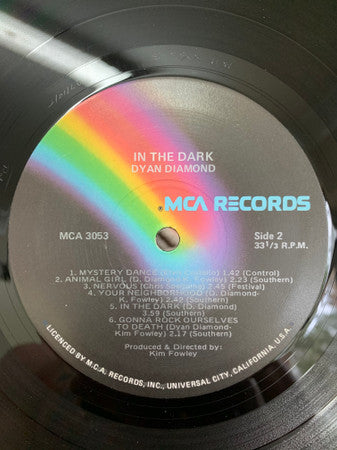 Dyan Diamond – In The Dark LP vinyl record, image 4 of 4