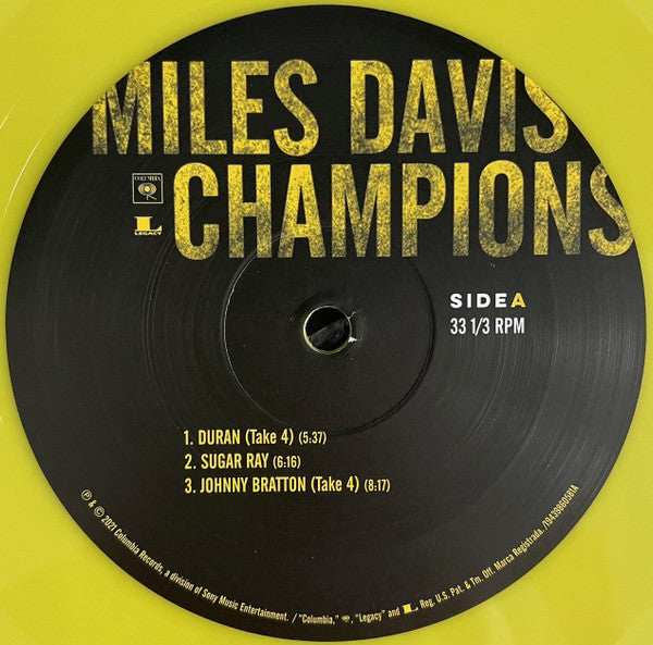 Miles Davis – Champions (Rare Miles From The Complete Jack Johnson Sessions) LP vinyl record, image 3 of 8