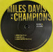 Miles Davis – Champions (Rare Miles From The Complete Jack Johnson Sessions) LP vinyl record, image 3 of 8