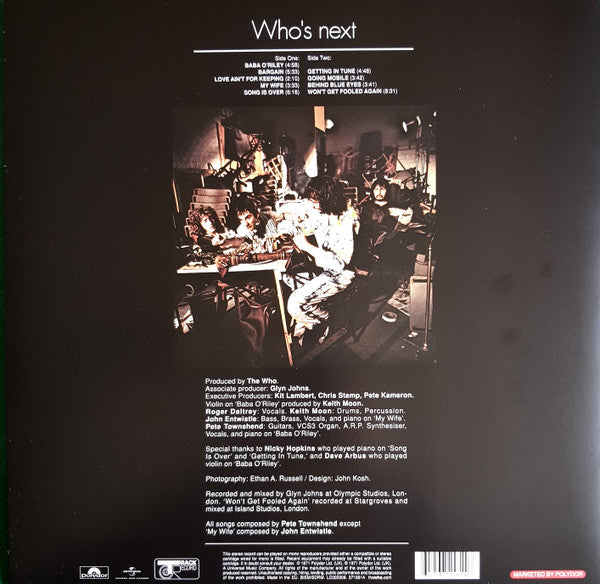 The Who – Who's Next LP vinyl record, image 2 of 7