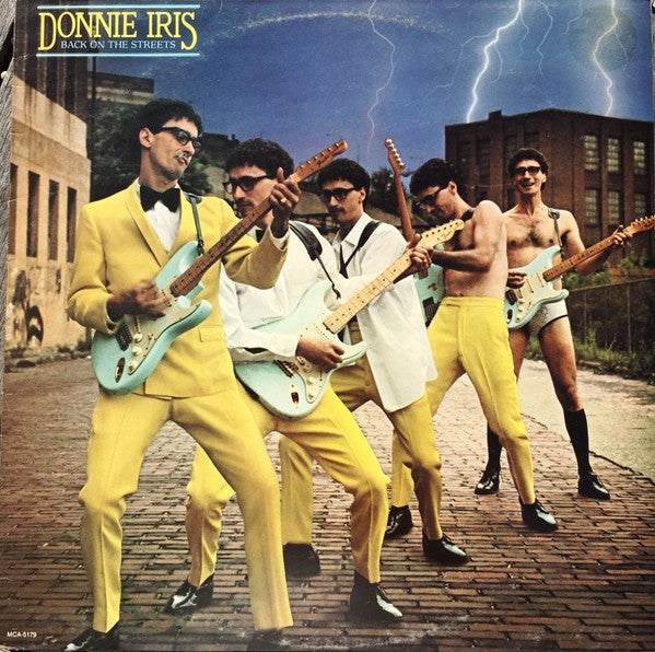 Donnie Iris – Back On The Streets LP vinyl record, image 1 of 4