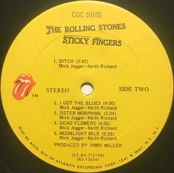 The Rolling Stones – Sticky Fingers LP vinyl record, image 5 of 5