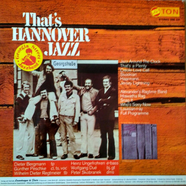 Georgia Street Jazzband – That's Hannover-Jazz LP vinyl record, image 2 of 4