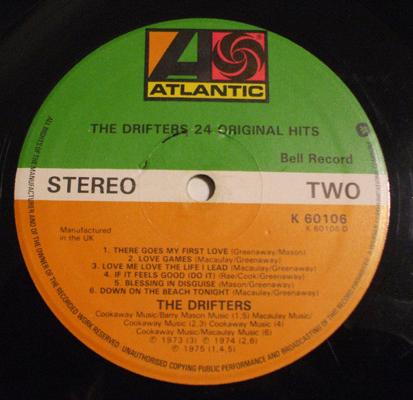 The Drifters – 24 Original Hits LP vinyl record, image 6 of 7