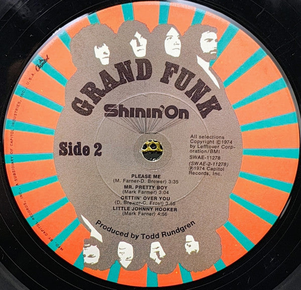Grand Funk Railroad – Shinin' On LP vinyl record, image 7 of 10