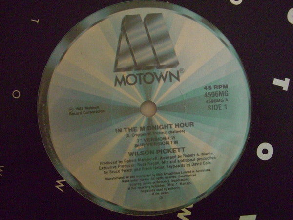 Wilson Pickett – In The Midnight Hour 12" vinyl record, image 1 of 3
