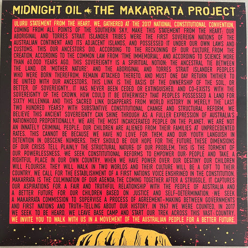 Midnight Oil – The Makarrata Project LP vinyl record, image 1 of 9