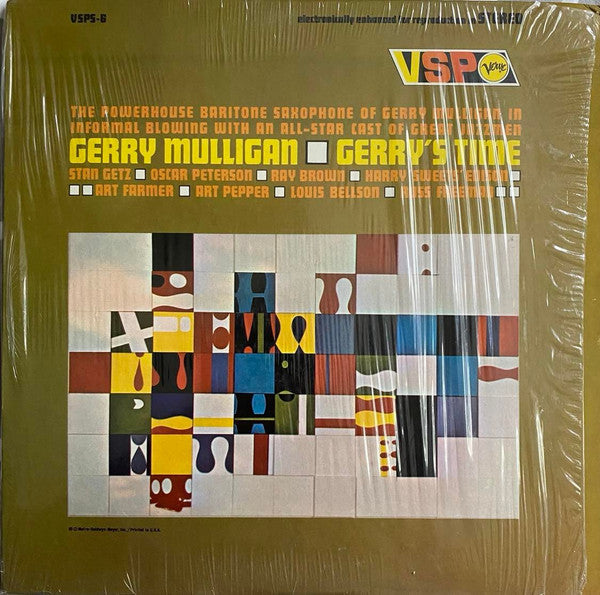 Gerry Mulligan – Gerry's Time LP vinyl record, image 1 of 10