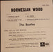 The Beatles – Norwegian Wood 7" vinyl record, image 2 of 4
