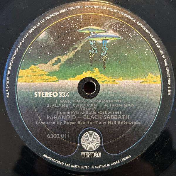 Black Sabbath – Paranoid LP vinyl record, image 3 of 4