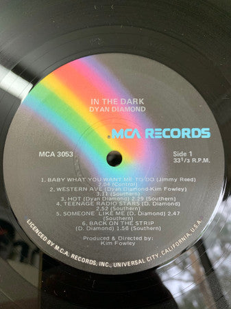 Dyan Diamond – In The Dark LP vinyl record, image 3 of 4