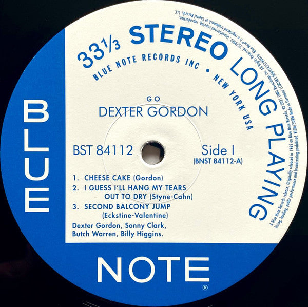 Dexter Gordon – Go! LP vinyl record, image 3 of 6