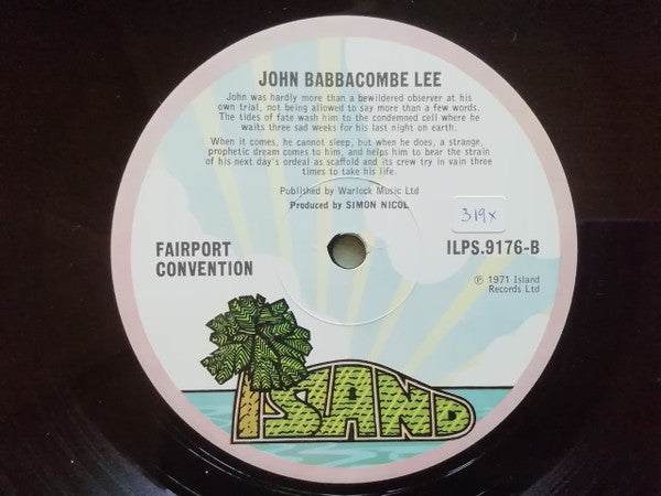 Fairport Convention – "Babbacombe" Lee LP vinyl record, image 7 of 8