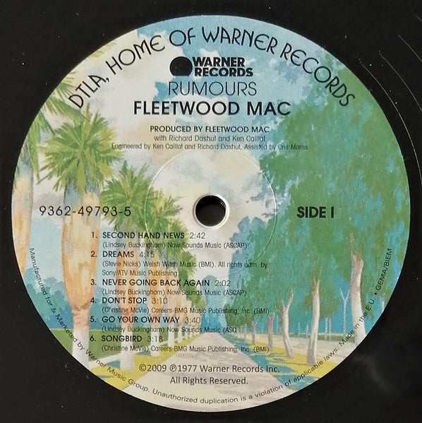 Fleetwood Mac – Rumours LP vinyl record, image 3 of 7