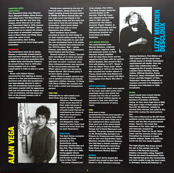 Various – New York Noise (Dance Music From The New York Underground 1977-1982) (2xLP) LP vinyl record, image 10 of 10