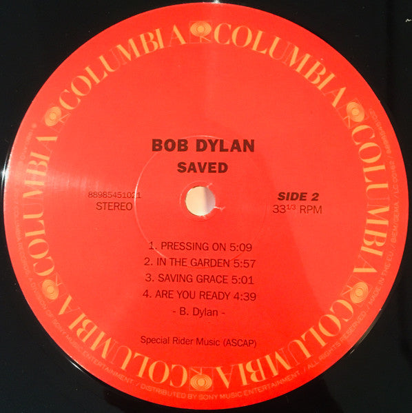 Bob Dylan – Saved LP vinyl record, image 4 of 7