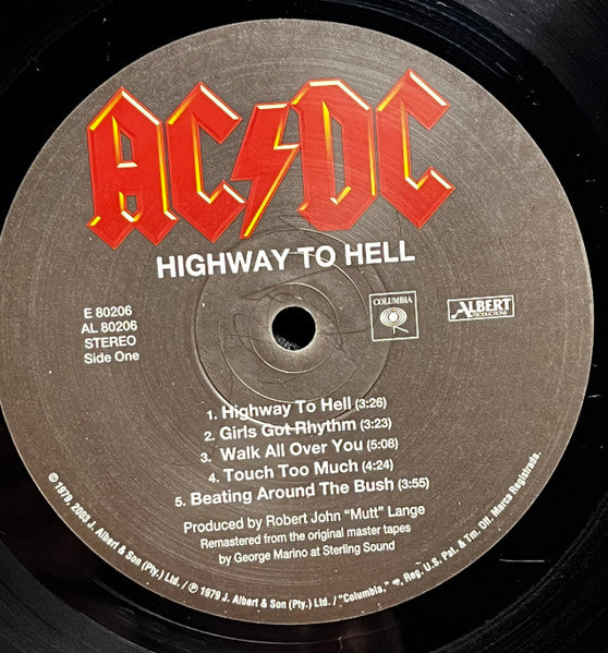 AC/DC – Highway To Hell LP vinyl record, image 2 of 9
