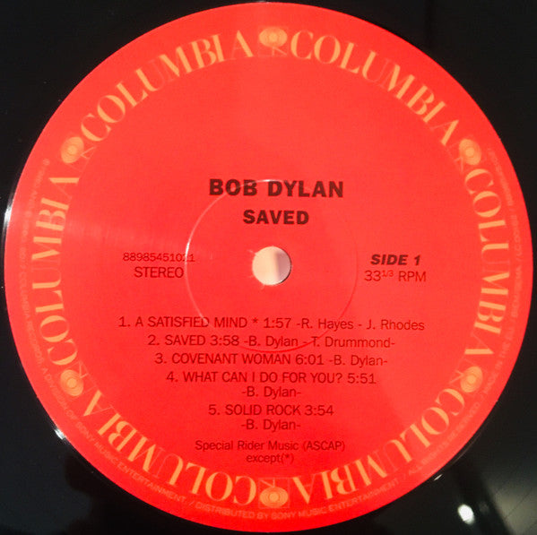Bob Dylan – Saved LP vinyl record, image 3 of 7