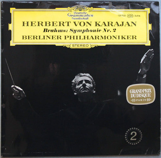 Johannes Brahms, Herbert von Karajan, Berliner Philharmoniker – Symphonie Nr. 2 LP vinyl record, image 1 of 5