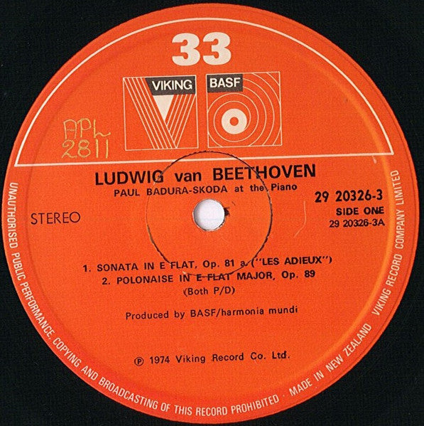 Paul Badura-Skoda – Ludwig Van Beethoven (2xLP) LP vinyl record, image 8 of 8