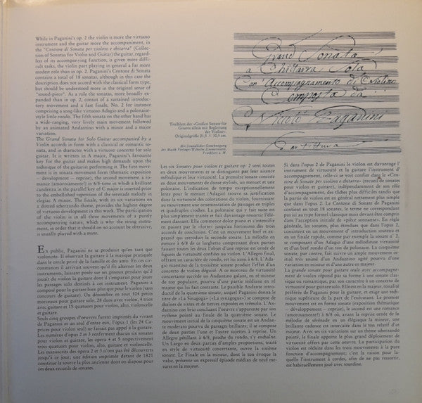 Niccolò Paganini, György Terebesi, Sonja Prunnbauer – Violine & Gitarre Vol. 2 LP vinyl record, image 3 of 6
