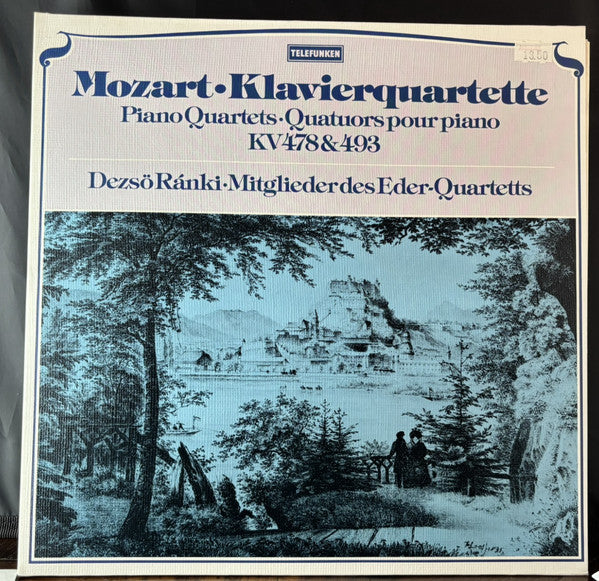 Wolfgang Amadeus Mozart, Dezső Ránki, Éder Quartet – Klavierquartette - Piano Quartets - Quatuors pour piano KV 478 & 493 LP vinyl record, image 1 of 6
