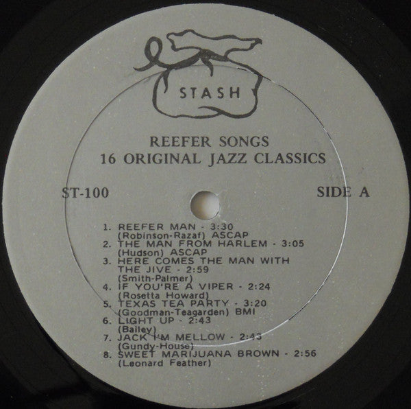 Various – Reefer Songs (16 Original Jazz Classics) LP vinyl record, image 3 of 4