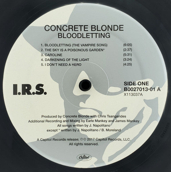 Concrete Blonde – Bloodletting LP vinyl record, image 3 of 5