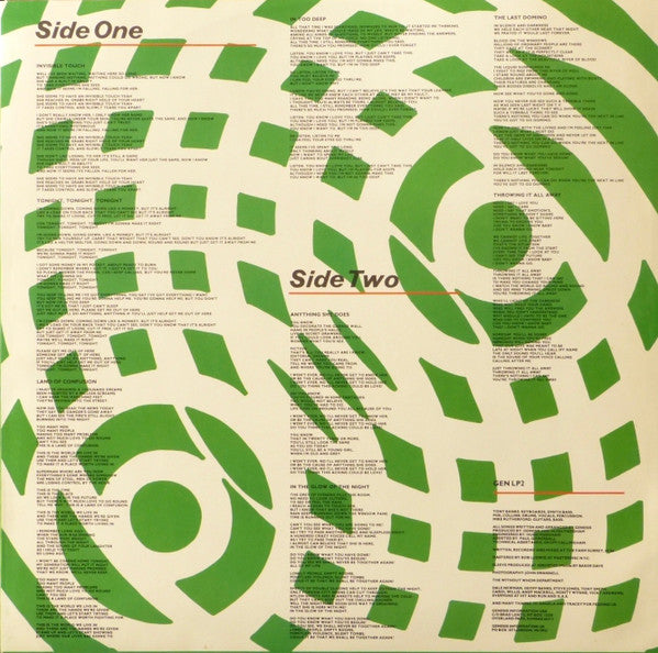 Genesis – Invisible Touch LP vinyl record, image 5 of 6