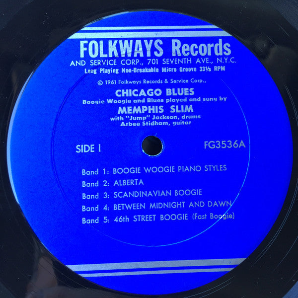 Memphis Slim – Chicago Blues LP vinyl record, image 3 of 4