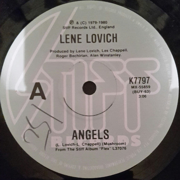 Lene Lovich – Angels 7" vinyl record, image 2 of 3