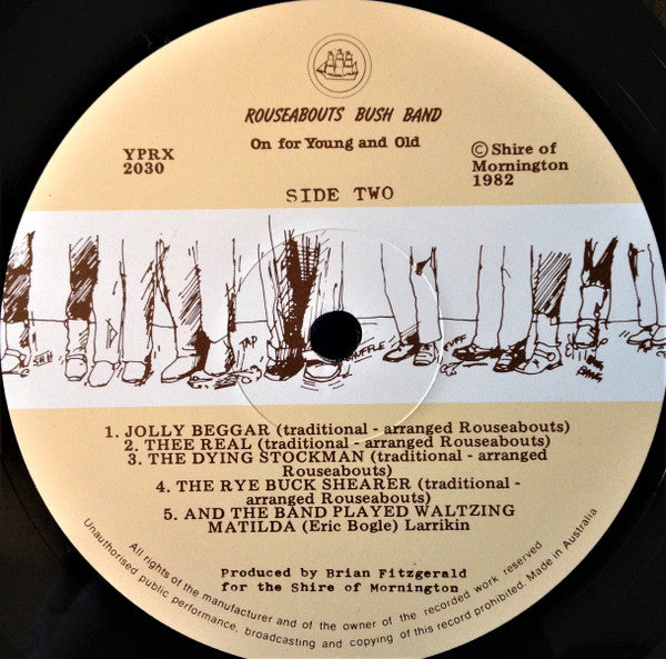 Rouseabouts Bush Band – On For Young And Old LP vinyl record, image 9 of 9
