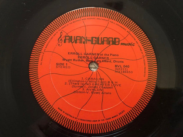 Erroll Garner – Erroll Garner At The Piano LP vinyl record, image 3 of 4