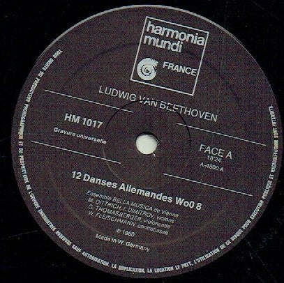 Clemencic Consort, Ludwig van Beethoven, Ensemble Bella Musica De Vienne – Quatre Siecles De Danses (4xLP) LP vinyl record, image 2 of 6