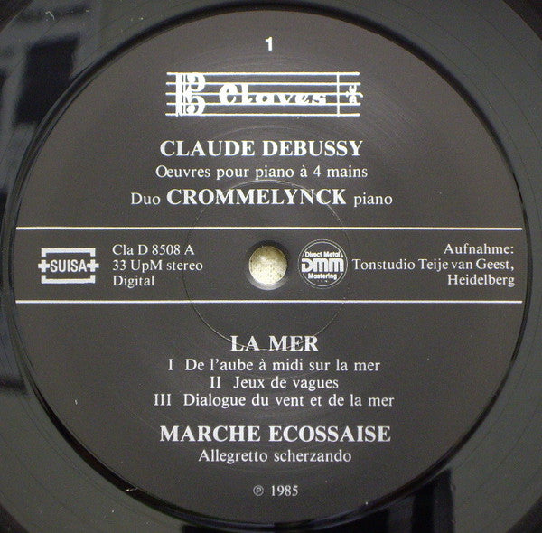 Claude Debussy, Duo Crommelynck – La Mer (Version Originale Pour Piano 4 Mains) / Marche Ecossaise / Petite Suite / Six Epigraphes Antiques LP vinyl record, image 5 of 6