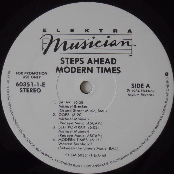 Steps Ahead – Modern Times LP vinyl record, image 3 of 4