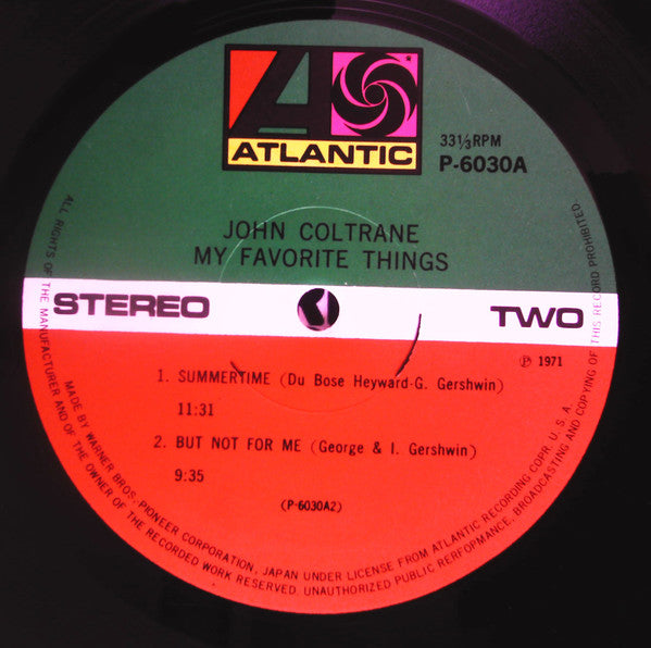 John Coltrane, John Coltrane – My Favorite Things = マイ・フェイヴァリット・シングス LP vinyl record, image 4 of 5