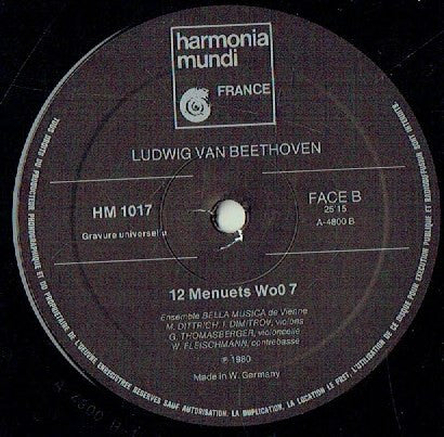 Clemencic Consort, Ludwig van Beethoven, Ensemble Bella Musica De Vienne – Quatre Siecles De Danses (4xLP) LP vinyl record, image 3 of 6