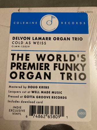 Delvon Lamarr Organ Trio – Cold As Weiss LP vinyl record, image 6 of 6