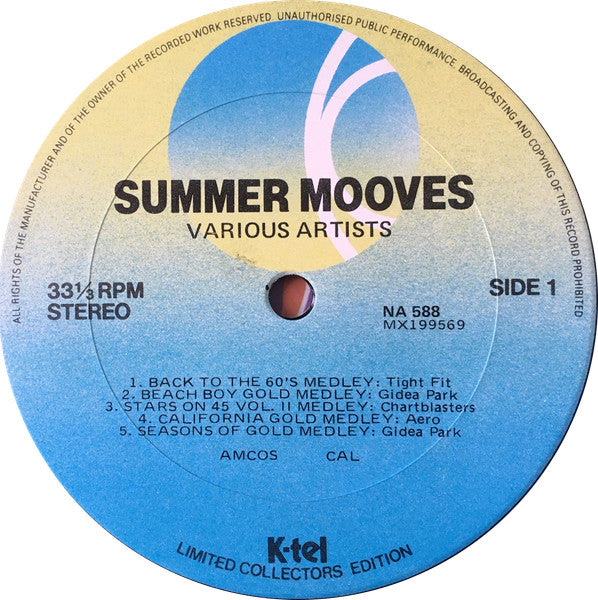 Various – Summer Moves LP vinyl record, image 3 of 3