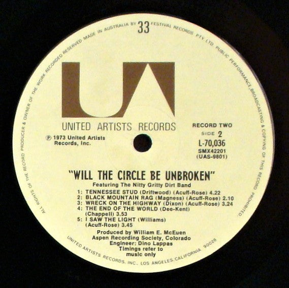 Nitty Gritty Dirt Band – Will The Circle Be Unbroken (3xLP) LP vinyl record, image 10 of 10