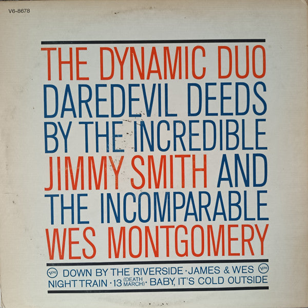 Jimmy Smith, Wes Montgomery – Jimmy & Wes - The Dynamic Duo LP vinyl record, image 4 of 6