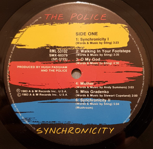 The Police – Synchronicity LP vinyl record, image 3 of 8