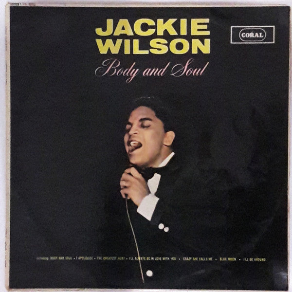 Jackie Wilson – Body And Soul LP vinyl record, image 1 of 4