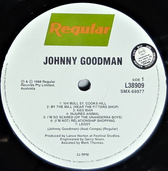 Johnny Goodman – Johnny Goodman LP vinyl record, image 2 of 6